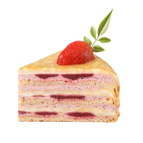 딸기크레이프 케이크(조각)